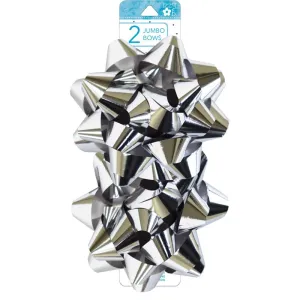 Paper Images Izzy Ob Silver Jumbo Bows