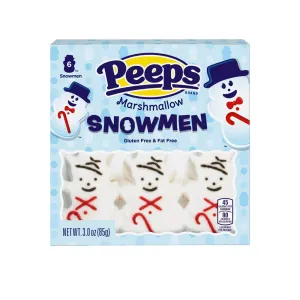 Peeps Christmas Marshmallow Snowmen 6ct