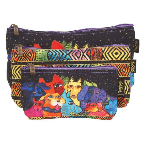 Pup-alicious Dogs Makeup Bags (Set of 3)