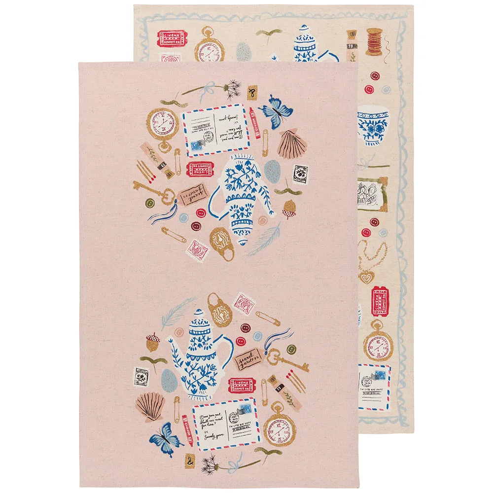 "Finders Keepers"  Tea Towels: Set of 2