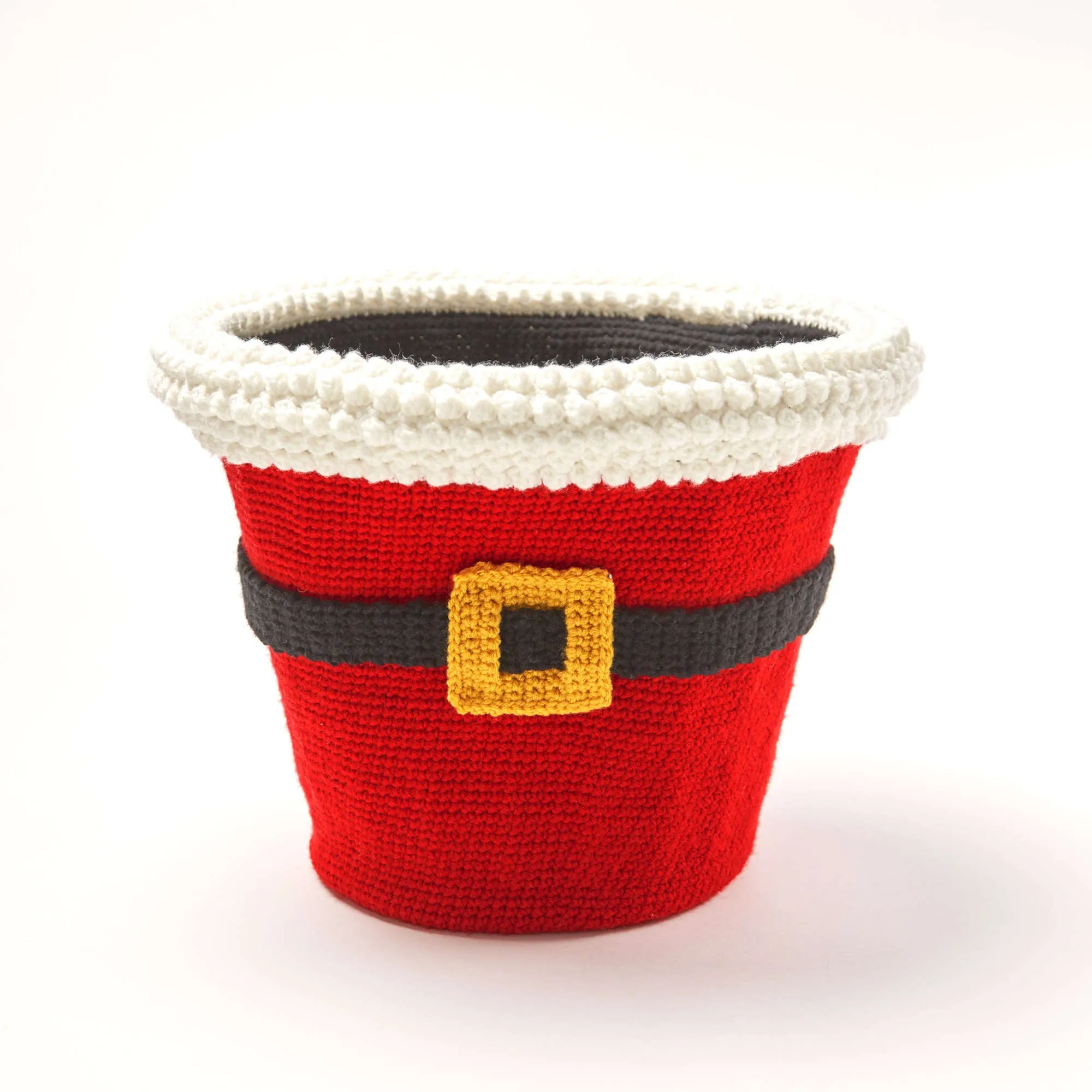 Red Heart Crochet Santa's Gift Basket