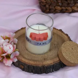 Rose Heart Jar Soy Wax Candle