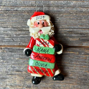 Santa Brings Gifts Christmas Ornament