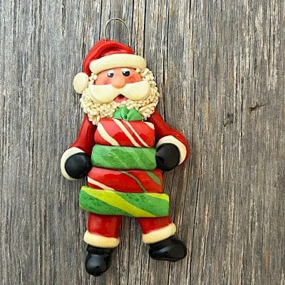 Santa Brings Gifts Christmas Ornament