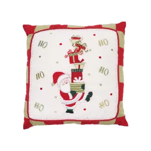 Santa with Gifts Pillow