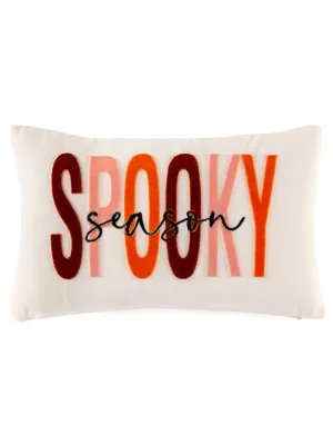 Shiraleah "Spooky Season" Pillow, Ivory