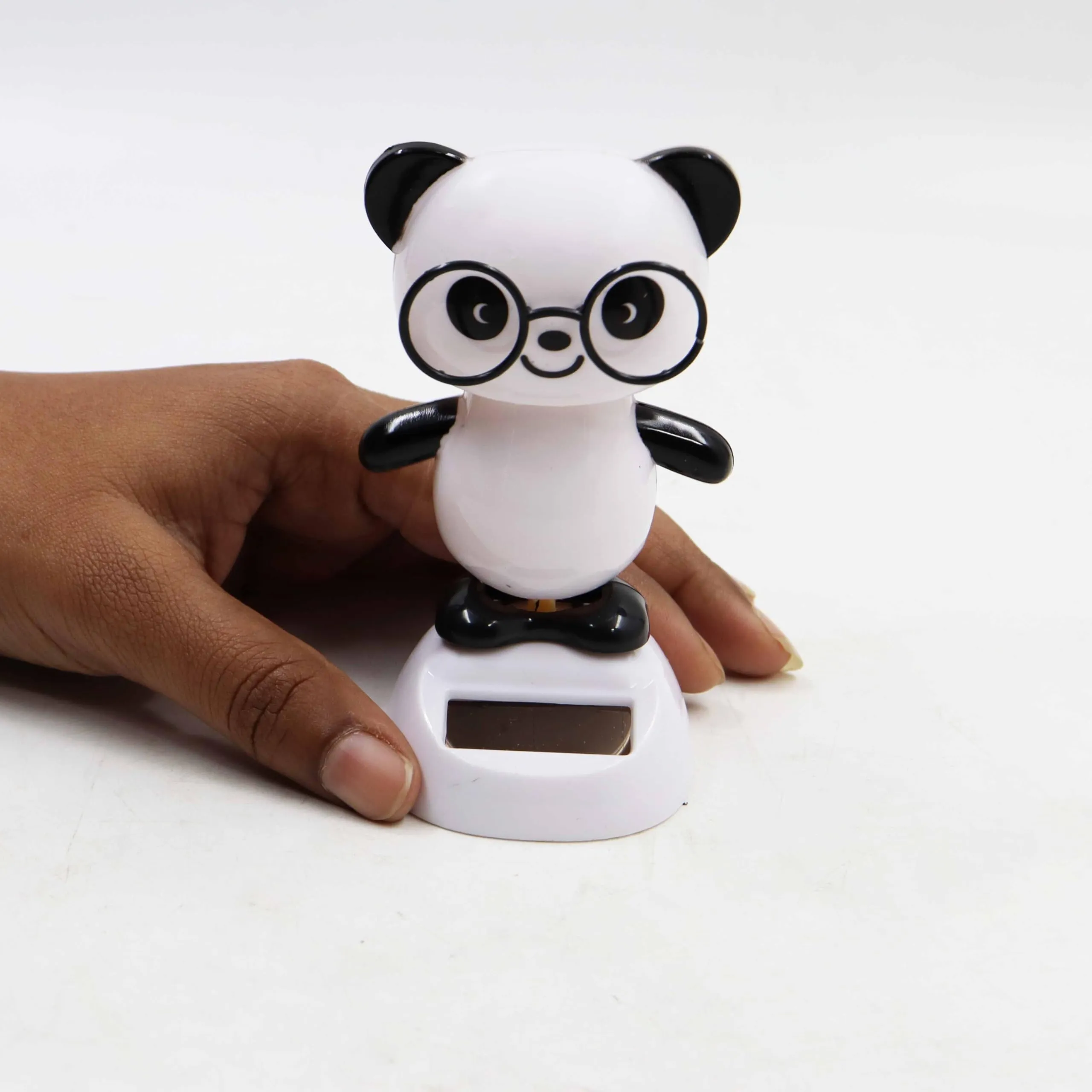 Spillbox Solar Powered Dancing Teddy,Frog,Panda Doll| Car Dashboard Idol|Showpiece for Home Office Figurine Gift Living Room Decoration Home Décor- Solar Power Dancing Doll (Panda)