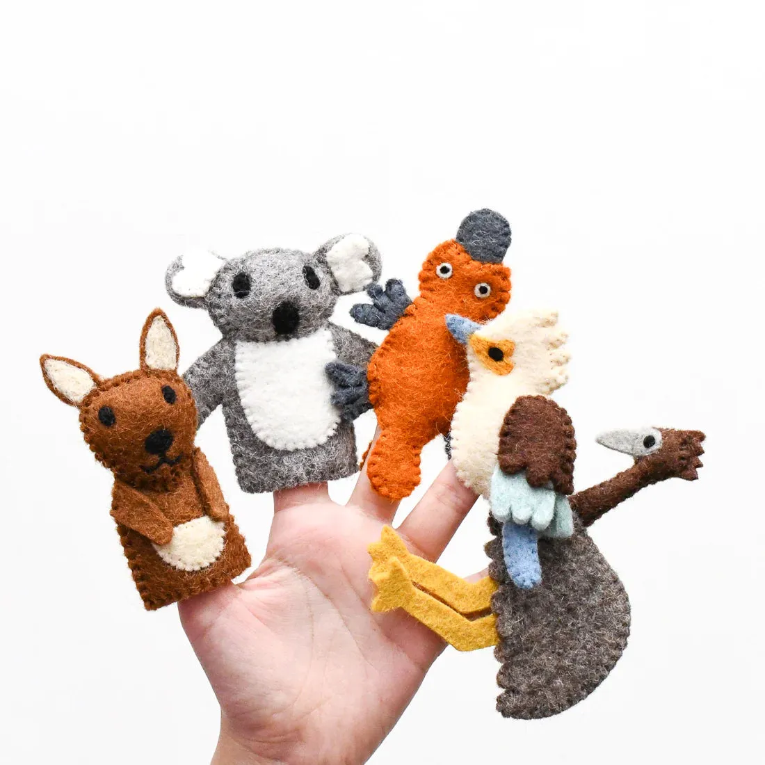 TARA TREASURES AUSTRALIAN ANIMALS (A )-FINGER PUPPET SET