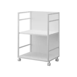 Two-Tier Hideaway Storage Cart (24" H)  - Steel