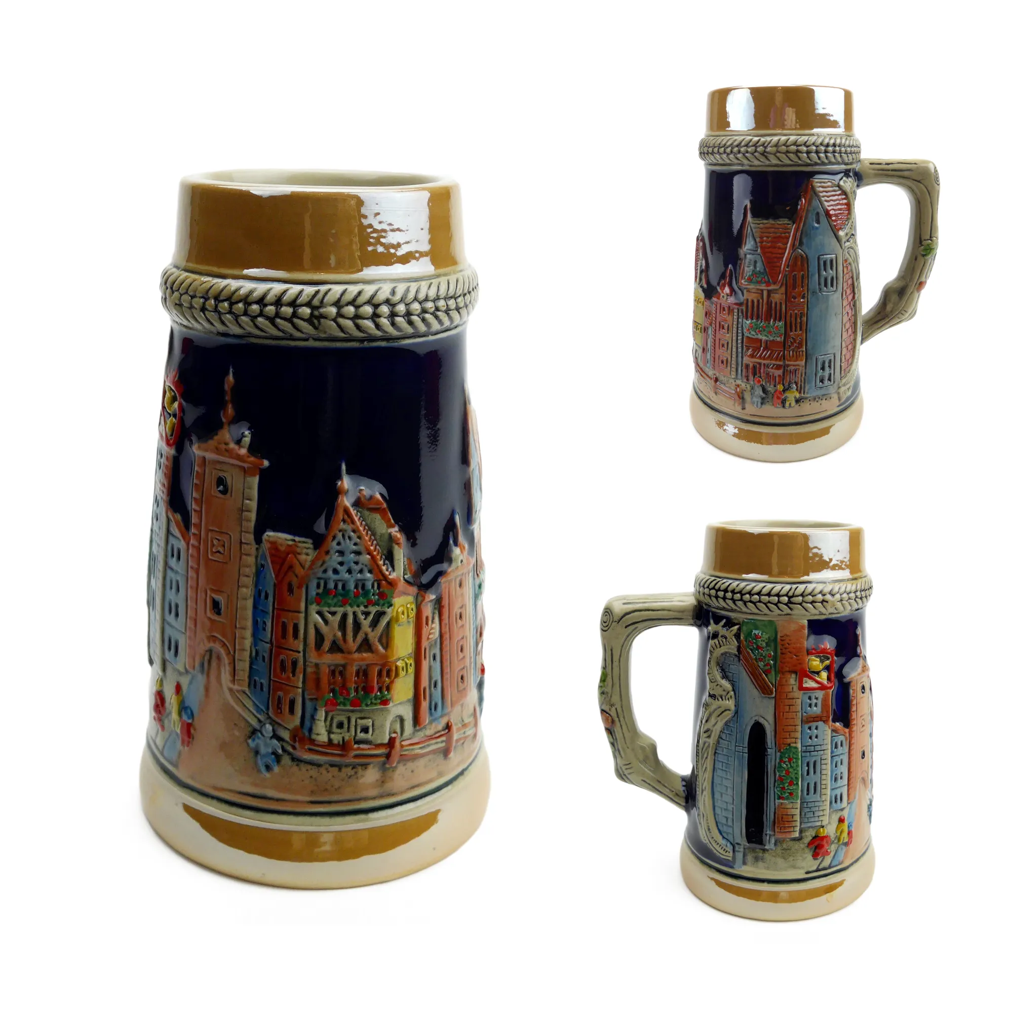 Village Collectible German Beer Stein