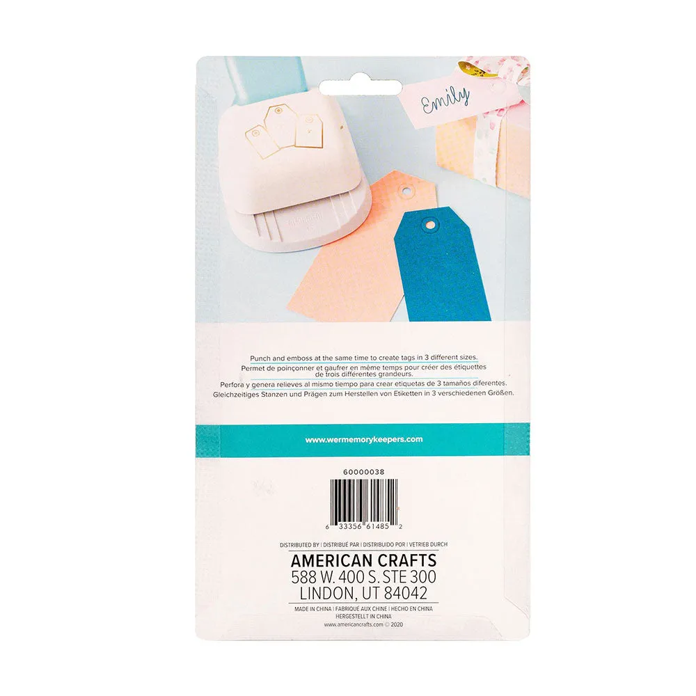 We R Memory Keepers 3-In-1 Punch - Angled Tag*