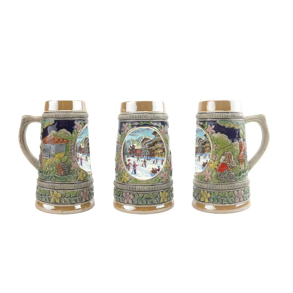 Winter in Germany Ceramic Shot Glass Stein Collection