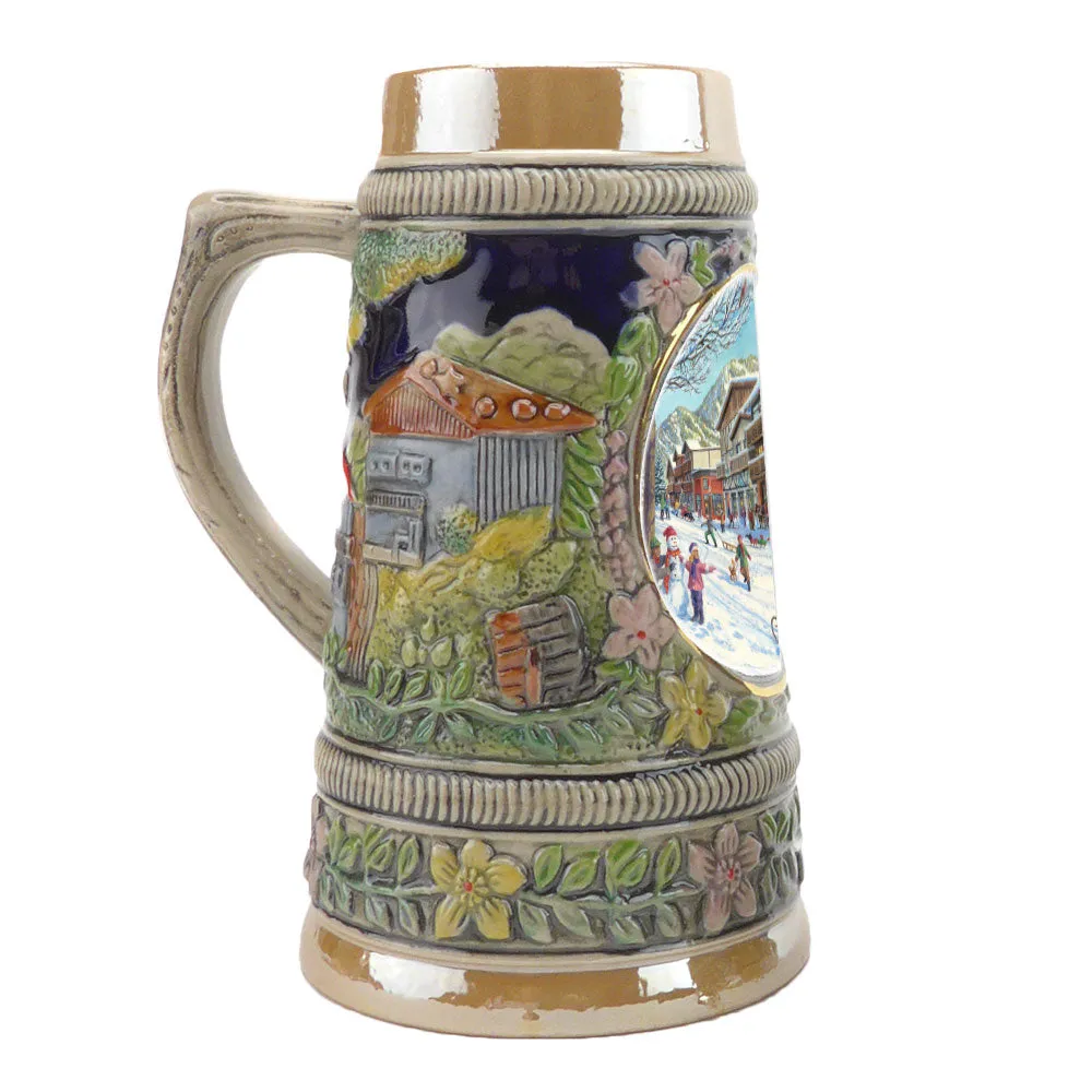 Winter in Germany Ceramic Shot Glass Stein Collection