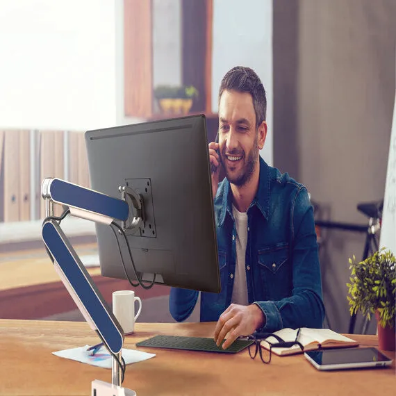 ZGO - ZG1- PREMIUM SINGLE DESK MOUNT MONITOR VESA ARM